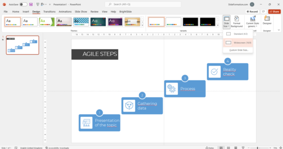 how to reformat from 4:3 to 16:9